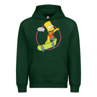 Forest Green the simpsons bart simpson eat my shorts premium t shirt Urban Hoodie - linhVisuals