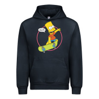 Navy the simpsons bart simpson eat my shorts premium t shirt Urban Hoodie - linhVisuals