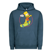 Pigment Midnight Navy the simpsons bart simpson eat my shorts premium t shirt Urban Hoodie - linhVisuals