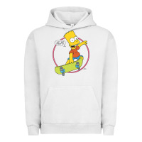 Pigment Lunar Rock the simpsons bart simpson eat my shorts premium t shirt Urban Hoodie - linhVisuals