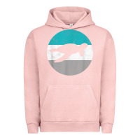 Pigment Salmon sea turtle retro gift for men or boys t shirt Urban Hoodie - linhVisuals