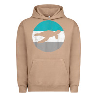 Pigment Burro sea turtle retro gift for men or boys t shirt Urban Hoodie - linhVisuals