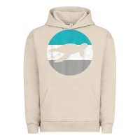 Pigment French Oak sea turtle retro gift for men or boys t shirt Urban Hoodie - linhVisuals