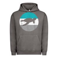 Pigment Tornado sea turtle retro gift for men or boys t shirt Urban Hoodie - linhVisuals