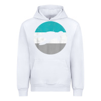 White sea turtle retro gift for men or boys t shirt Urban Hoodie - linhVisuals