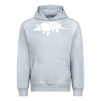 Heather Grey armadillo Urban Hoodie - linhVisuals
