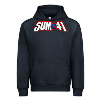 Navy Artwork SUM41 Urban Hoodie - linhVisuals