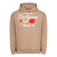 Pigment Burro i kissed an electrician and i liked it for girlfriend wife pullover ho Urban Hoodie - linhVisuals