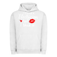 Pigment Lunar Rock i kissed an electrician and i liked it for girlfriend wife pullover ho Urban Hoodie - linhVisuals