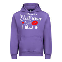 Tulip i kissed an electrician and i liked it for girlfriend wife pullover ho Urban Hoodie - linhVisuals