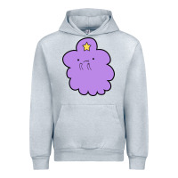 Heather Grey lumpy space  adventure time Urban Hoodie - linhVisuals