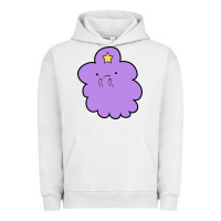 Pigment Lunar Rock lumpy space  adventure time Urban Hoodie - linhVisuals