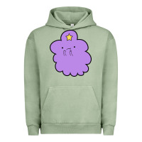 Pigment Oil Green lumpy space  adventure time Urban Hoodie - linhVisuals
