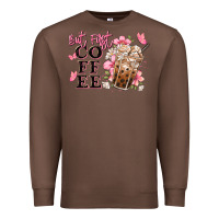 Chestnut but first coffee floral Premium Sweatshirt - JahusDesignShop