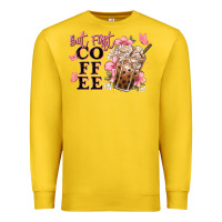Lemon but first coffee floral Premium Sweatshirt - JahusDesignShop