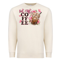 Sandshell but first coffee floral Premium Sweatshirt - JahusDesignShop