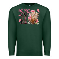 Sports Green but first coffee floral Premium Sweatshirt - JahusDesignShop