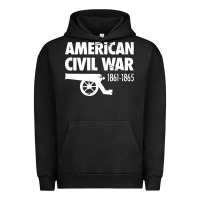 Pigment Black american civil war reenactor historical Urban Hoodie - linhVisuals