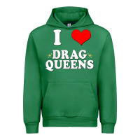 Emerald i love drag queens  i heart drag queens t shirt Urban Hoodie - linhVisuals