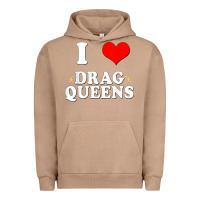 Pigment Burro i love drag queens  i heart drag queens t shirt Urban Hoodie - linhVisuals