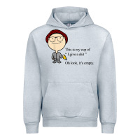 Heather Grey this is my cup of i give a sh!t oh look it’s empty t shirt Urban Hoodie - linhVisuals
