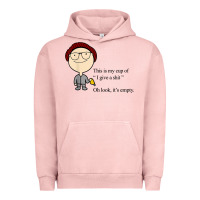 Pigment Salmon this is my cup of i give a sh!t oh look it’s empty t shirt Urban Hoodie - linhVisuals