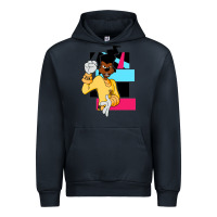 Navy powerline   black lives matter   powerline goofy movie Urban Hoodie - linhVisuals