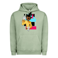 Pigment Oil Green powerline   black lives matter   powerline goofy movie Urban Hoodie - linhVisuals