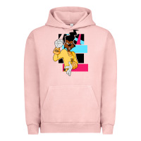 Pigment Salmon powerline   black lives matter   powerline goofy movie Urban Hoodie - linhVisuals