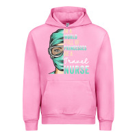 Fuchsia Pink in a world full of princesses be a nurse funny travel nurse t shirt Urban Hoodie - linhVisuals