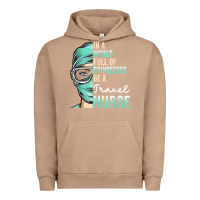 Pigment Burro in a world full of princesses be a nurse funny travel nurse t shirt Urban Hoodie - linhVisuals