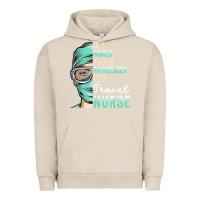 Pigment French Oak in a world full of princesses be a nurse funny travel nurse t shirt Urban Hoodie - linhVisuals