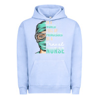 Pigment Grape Ice in a world full of princesses be a nurse funny travel nurse t shirt Urban Hoodie - linhVisuals