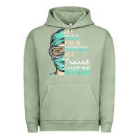 Pigment Oil Green in a world full of princesses be a nurse funny travel nurse t shirt Urban Hoodie - linhVisuals