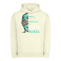 Pigment Pistachio in a world full of princesses be a nurse funny travel nurse t shirt Urban Hoodie - linhVisuals