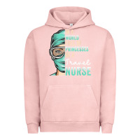Pigment Salmon in a world full of princesses be a nurse funny travel nurse t shirt Urban Hoodie - linhVisuals