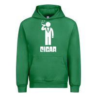 Emerald cigar smoker Urban Hoodie - linhVisuals