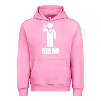 Fuchsia Pink cigar smoker Urban Hoodie - linhVisuals