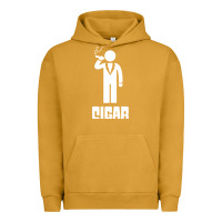 Pigment Peanut Butter cigar smoker Urban Hoodie - linhVisuals