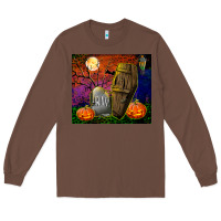 Chestnut headstone and coffin tumbler Long Sleeve Tee - BundleAndBundleShop