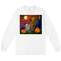 White headstone and coffin tumbler Long Sleeve Tee - BundleAndBundleShop