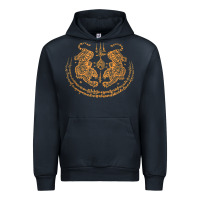 Navy twin tiger sak yant tattoo muay thai thailand martial art tank top Urban Hoodie - linhVisuals