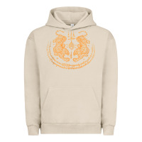 Pigment French Oak twin tiger sak yant tattoo muay thai thailand martial art tank top Urban Hoodie - linhVisuals