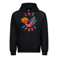 Black Los Spurs Urban Hoodie - linhVisuals