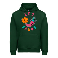 Forest Green Los Spurs Urban Hoodie - linhVisuals