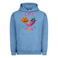 Pigment Pebble Blue Los Spurs Urban Hoodie - linhVisuals