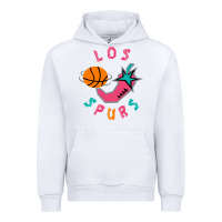 White Los Spurs Urban Hoodie - linhVisuals