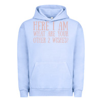 Pigment Grape Ice here i am what are your other 2 wishes Urban Hoodie - linhVisuals