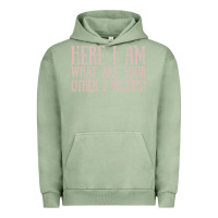 Pigment Oil Green here i am what are your other 2 wishes Urban Hoodie - linhVisuals