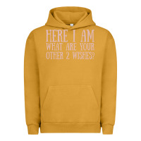 Pigment Peanut Butter here i am what are your other 2 wishes Urban Hoodie - linhVisuals